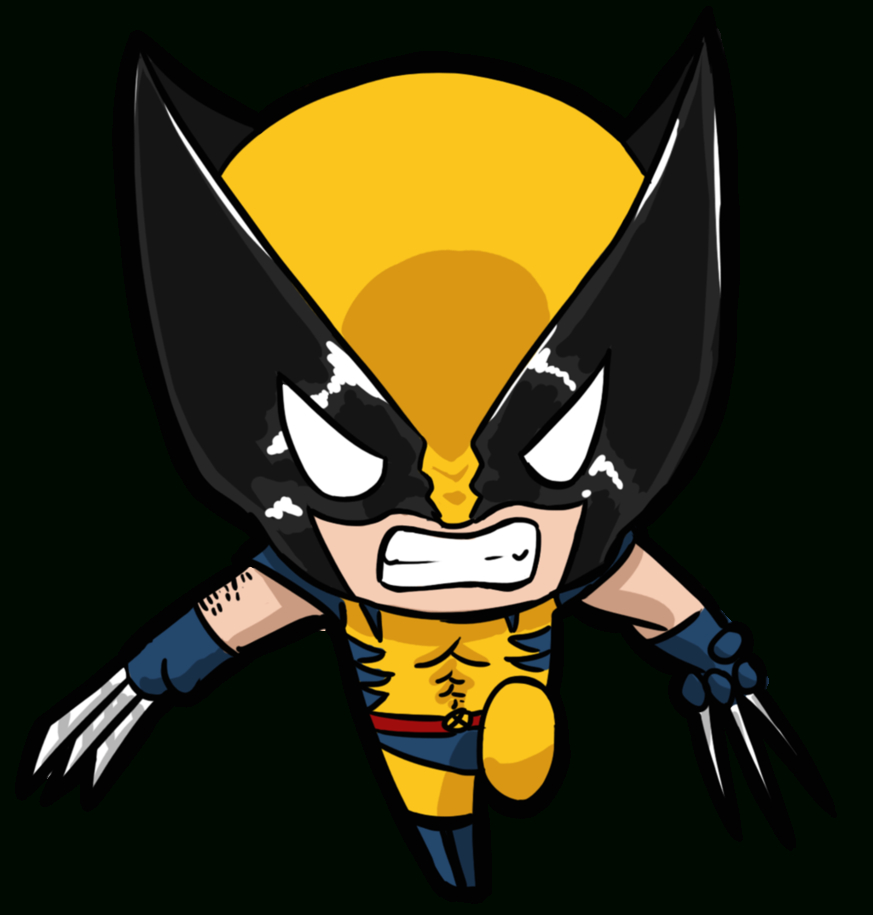 Wolverine Chibi | Superheroes Dibujos, Dibujos De Wolverine, Avengers serapportantà Wolverine Dessin