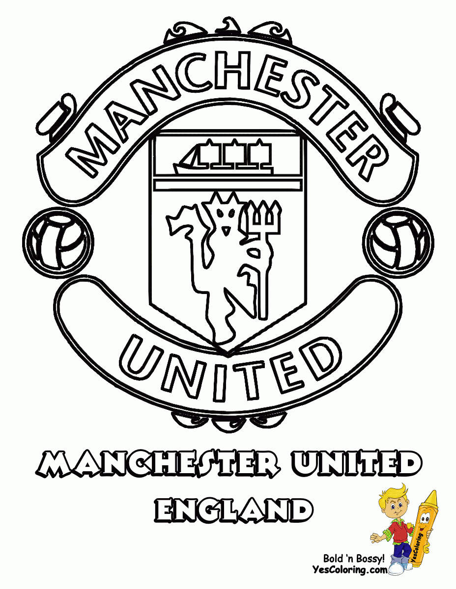 World #Fifa Team #Coloring_Page Manchester United Of England You Can tout Coloriage Manchester City