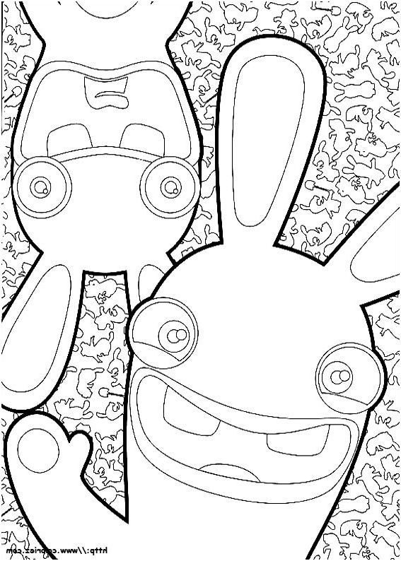 10 Aimable Coloriage Lapin Crétin Pics | Disegni Da Colorare, Disegni à Coloriage Lapin Crétin
