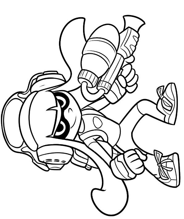 10 Excellent Coloriage Splatoon Pics - Coloriage serapportantà Coloriage Splatoon 3