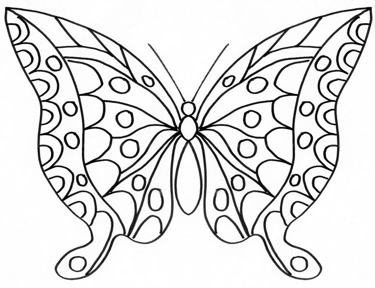 110 Dessins De Coloriage Papillon À Imprimer Sur Laguerche - Page 5 serapportantà Grand Papillon À Imprimer