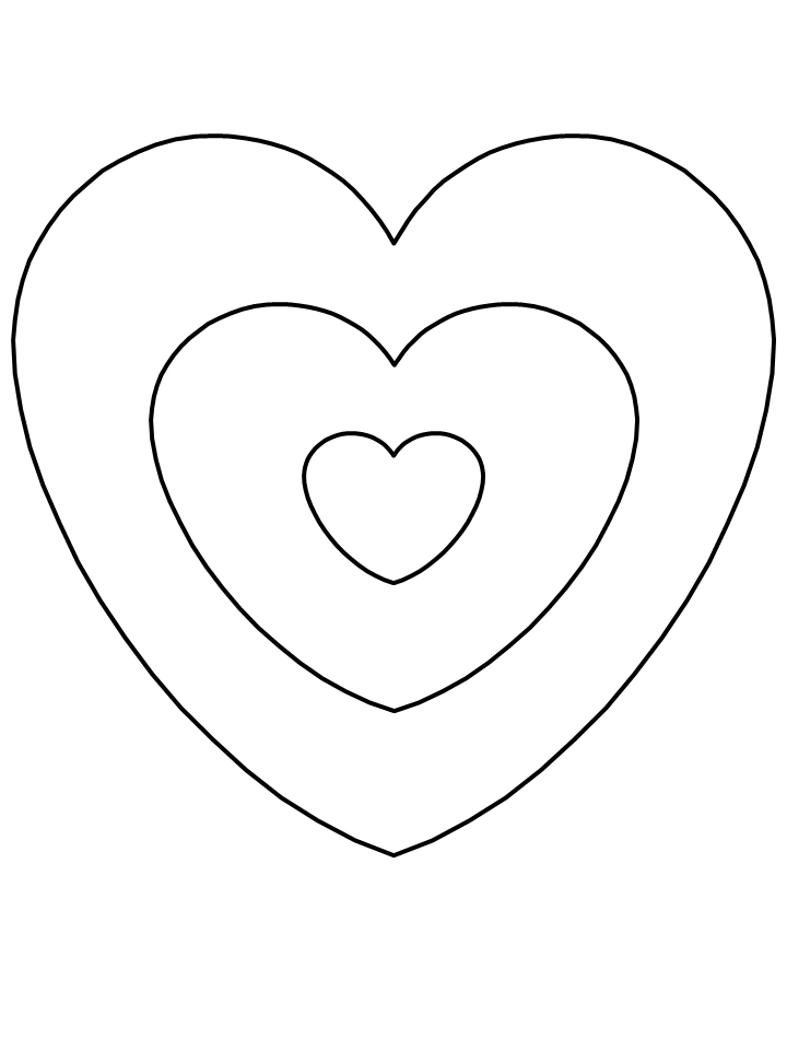 111 Dessins De Coloriage Coeur À Imprimer Sur Laguerche - Page 7 destiné Dessins Coeurs A Imprimer