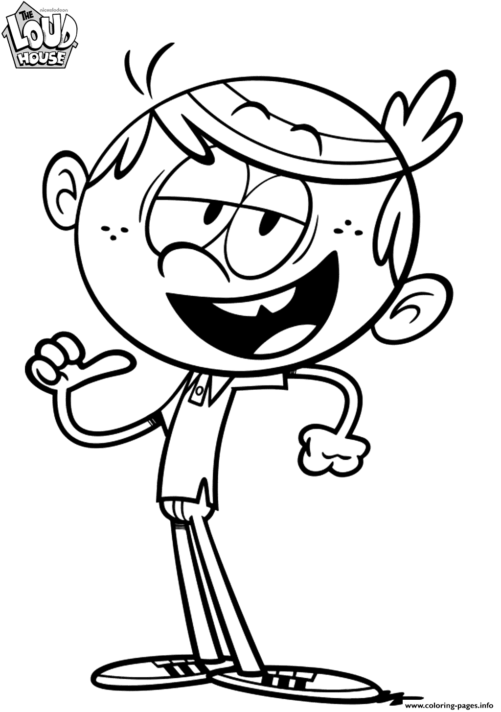 12 Awesome The Loud House Coloring - Printable Loud House Coloring tout Coloriage Loud