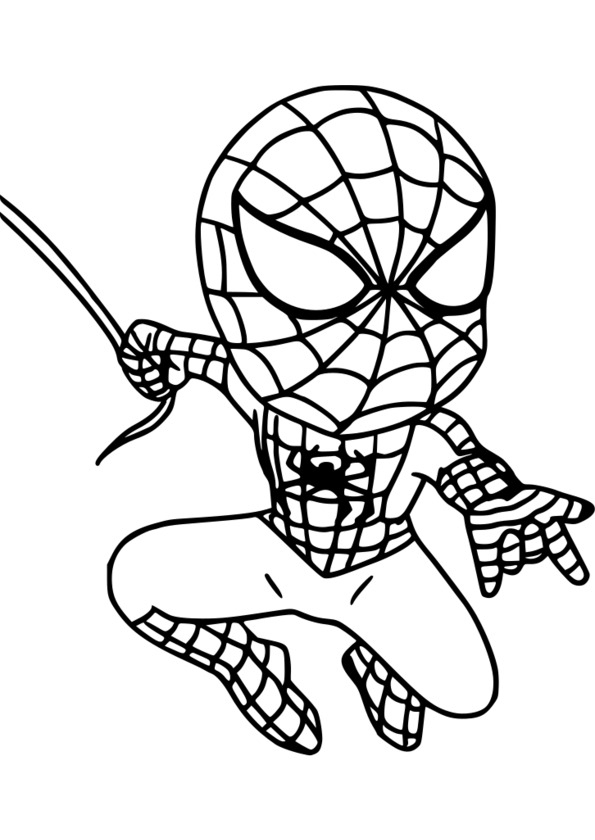 124 Dessins De Coloriage Spiderman À Imprimer intérieur Dessin À Imprimer Spider Man
