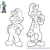 138 Dessins De Coloriage Mario Bros À Imprimer Sur Laguerche - Page 8 avec Coloriage Sonic Et Mario