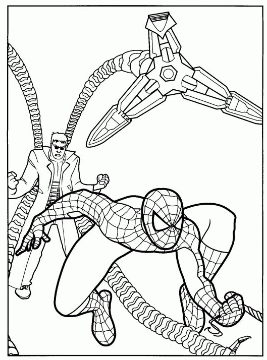 167 Dessins De Coloriage Spiderman À Imprimer Sur Laguerche - Page 3 pour Coloriages À Imprimer Spiderman