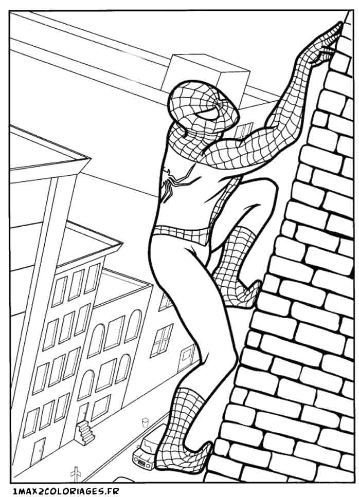 167 Dessins De Coloriage Spiderman À Imprimer Sur Laguerche - Page 8 dedans Dessin A Imprimer Spiderman