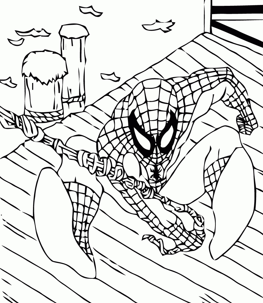 167 Dessins De Coloriage Spiderman À Imprimer Sur Laguerche - Page 9 avec Coloriage Spiderman À Imprimer Pdf