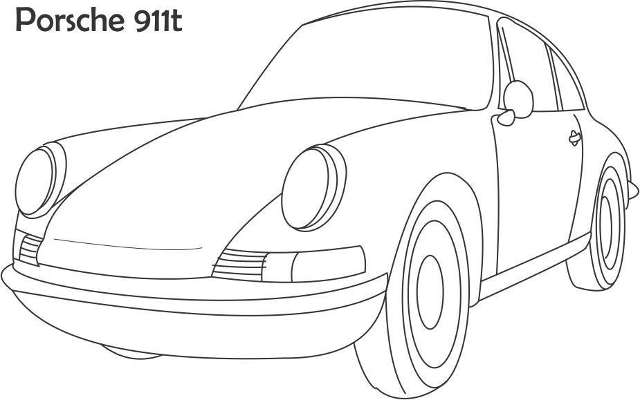 17 Dessins De Coloriage Porsche À Imprimer Sur Laguerche - Page 1 à Coloriage Voiture Porsche