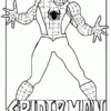 20 Dessins De Coloriage Spiderman Facile À Imprimer concernant Dessin De Spiderman Facile