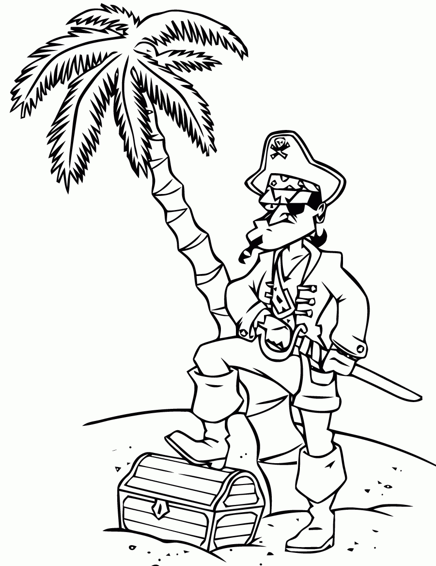 209 Dessins De Coloriage Pirate À Imprimer Sur Laguerche - Page 1 tout Coloriage Santiago Pirate