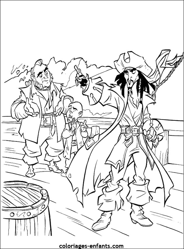 209 Dessins De Coloriage Pirate À Imprimer Sur Laguerche - Page 11 dedans Coloriage Santiago Pirate