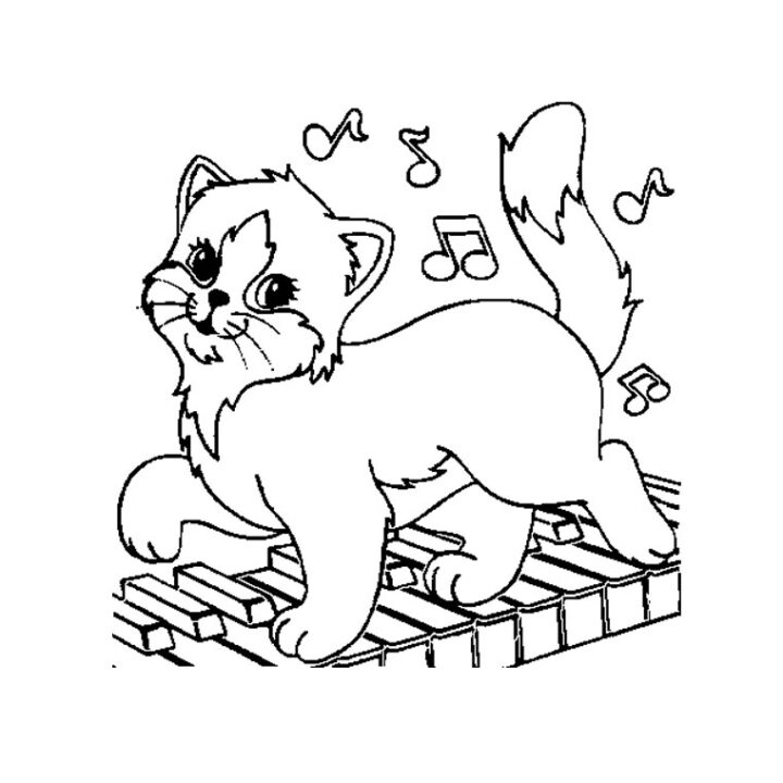 260 Dessins De Coloriage Chat À Imprimer Sur Laguerche - Page 18 pour Chatte Coloriage