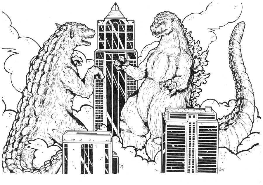 28 Dessins De Coloriage King Kong À Imprimer Sur Laguerche - Page 3 concernant Coloriage King Kong