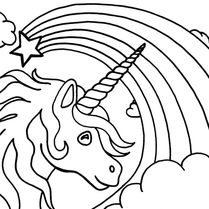 32 Dessins De Coloriage Arc-En-Ciel À Imprimer pour Coloriage Arc En Ciel À Imprimer