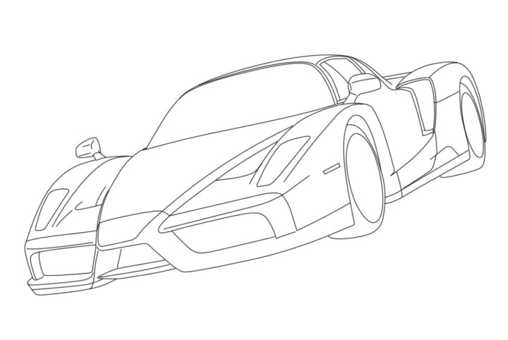 34 Dessins De Coloriage Ferrari À Imprimer Sur Laguerche - Page 2 concernant Coloriage Voiture Ferrari