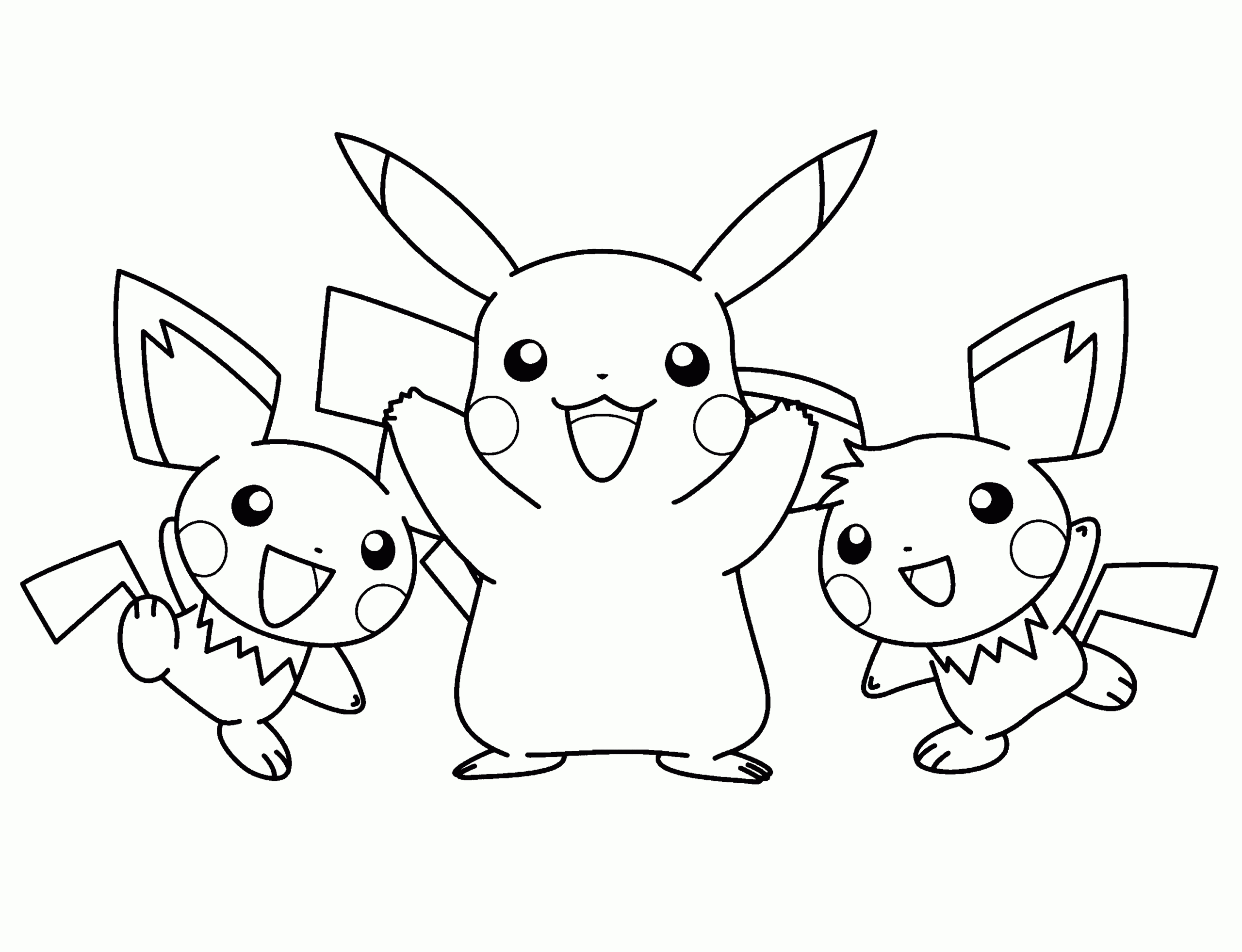 36 Dessins De Coloriage Pikachu À Imprimer encequiconcerne Coloriage Picachu