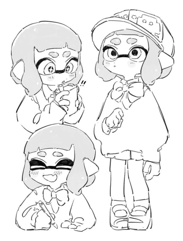 39++ Splatoon 3 Coloring Pages Ideas In 2021 à Coloriage Splatoon 3