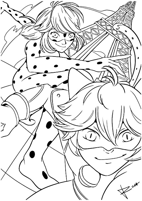 42 Ladybug Marinette Miraculous Coloring Pages - Printable Coloring serapportantà Coloriages À Imprimer Miraculous