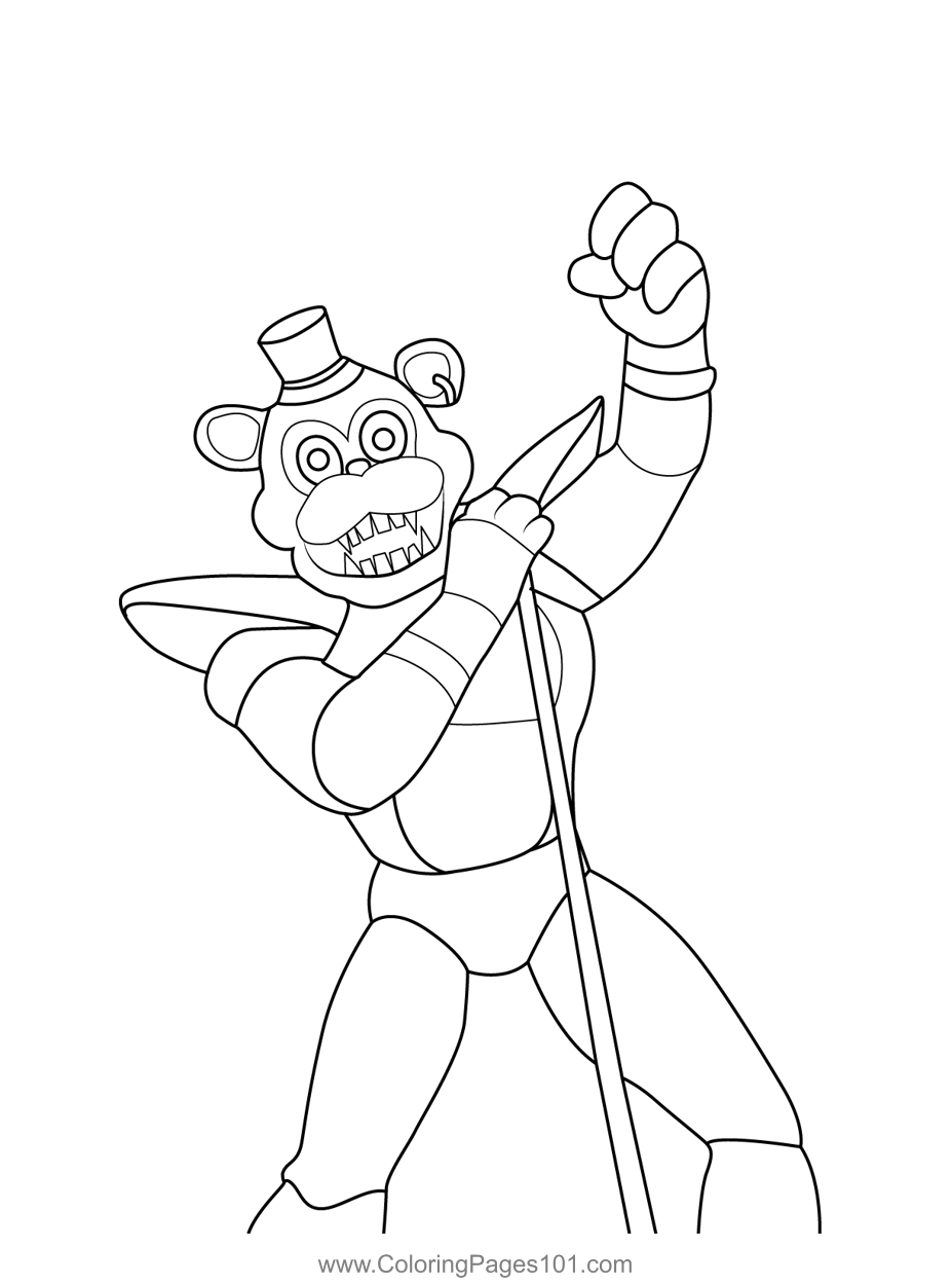 45+ Clever Images Bonnie Five Nights At Freddy'S Coloring Pages - Foxy à Dessin Five Night At Freddy'S