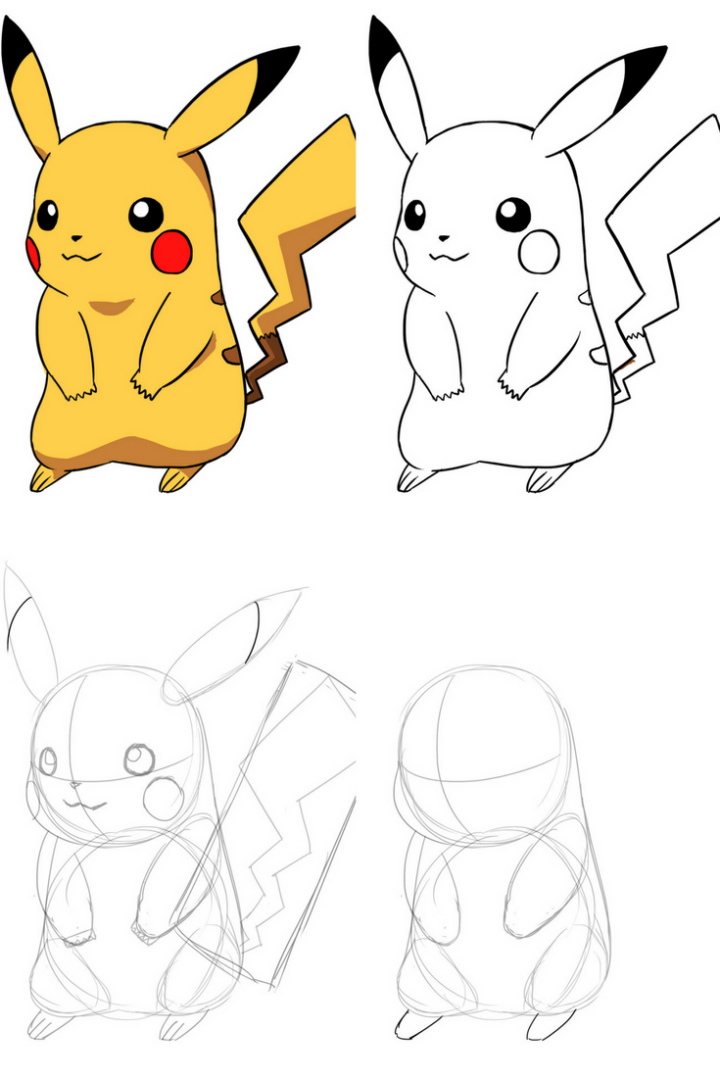 5 Dessins Faciles À Faire | Dessin Pikachu, Dessin Pokemon, Dessins Faciles intérieur Dessins Pikachu À Imprimer