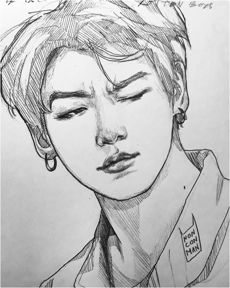 8 Incroyable Coloriage Bts Stock | Bts Drawings, Kpop Drawings, Sketches serapportantà Coloriage Bts