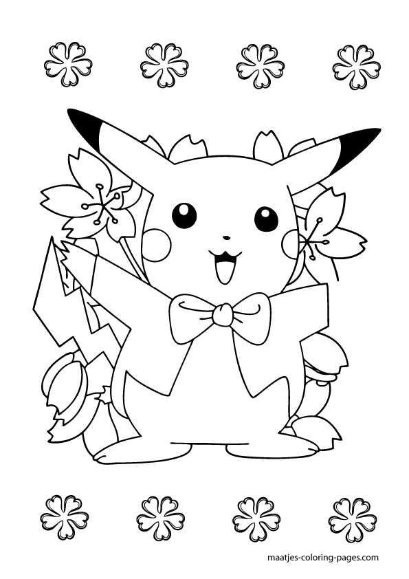 81 Dessins De Coloriage Pikachu À Imprimer Sur Laguerche - Page 5 pour Dessin A Imprimer Pikachu