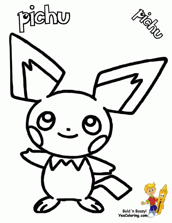 81 Dessins De Coloriage Pikachu À Imprimer Sur Laguerche - Page 6 avec Dessins Pikachu À Imprimer