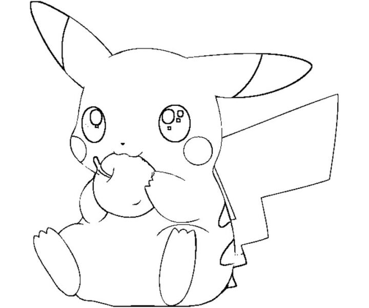 81 Dessins De Coloriage Pikachu À Imprimer Sur Laguerche - Page 8 avec Coloriage Picachu