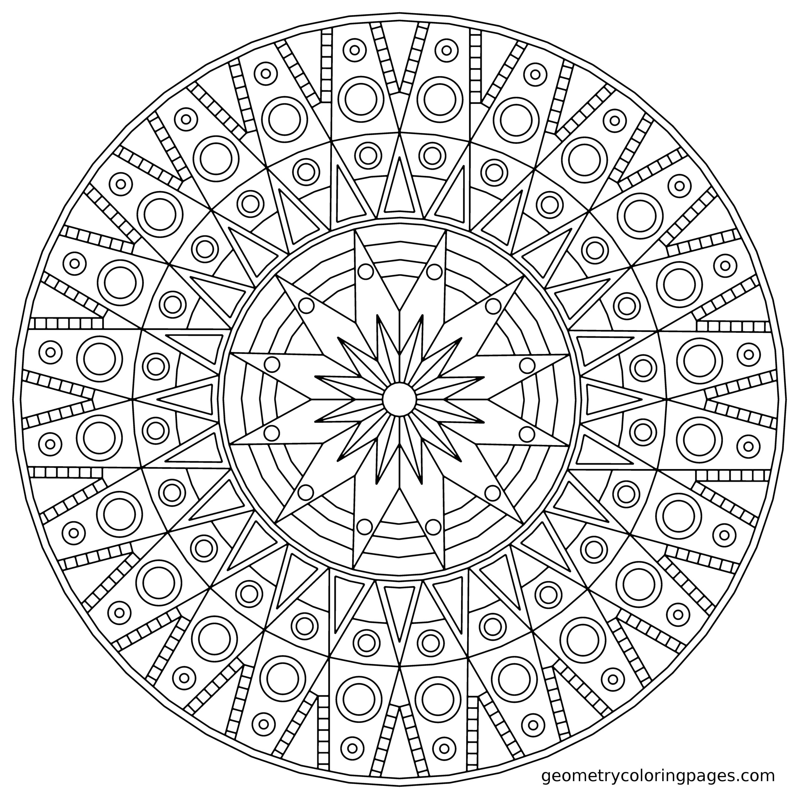 84 Dessins De Coloriage Mandala À Imprimer Sur Laguerche - Page 9 serapportantà Mandala Simple À Imprimer