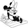 87 Dessins De Coloriage Minnie À Imprimer Sur Laguerche - Page 8 avec Minnie Mouse Coloriage