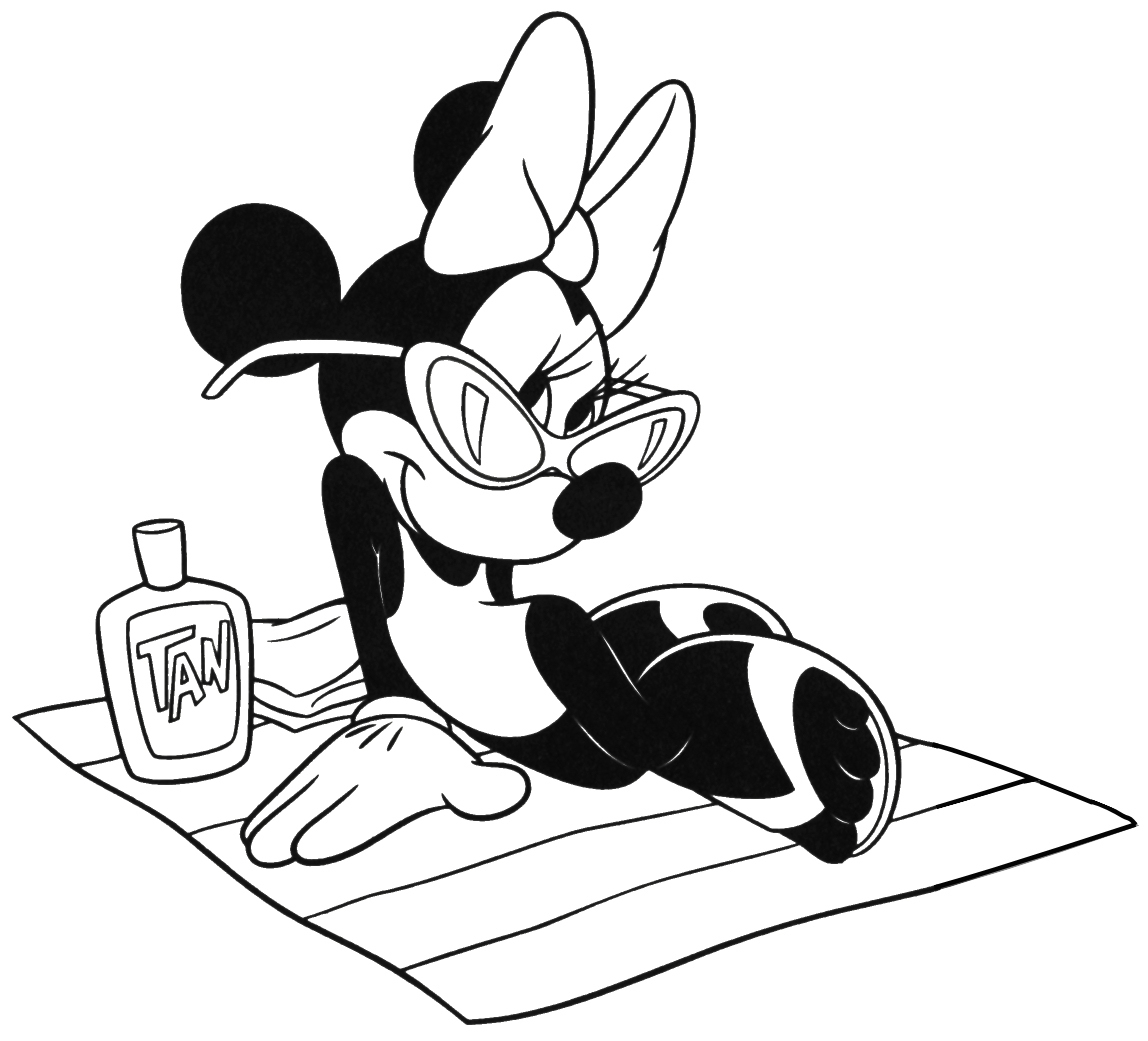 87 Dessins De Coloriage Minnie À Imprimer Sur Laguerche - Page 8 avec Minnie Mouse Coloriage