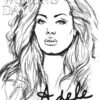 Adele Coloring Pages At Getcolorings | Free Printable Colorings tout Coloriage Adele