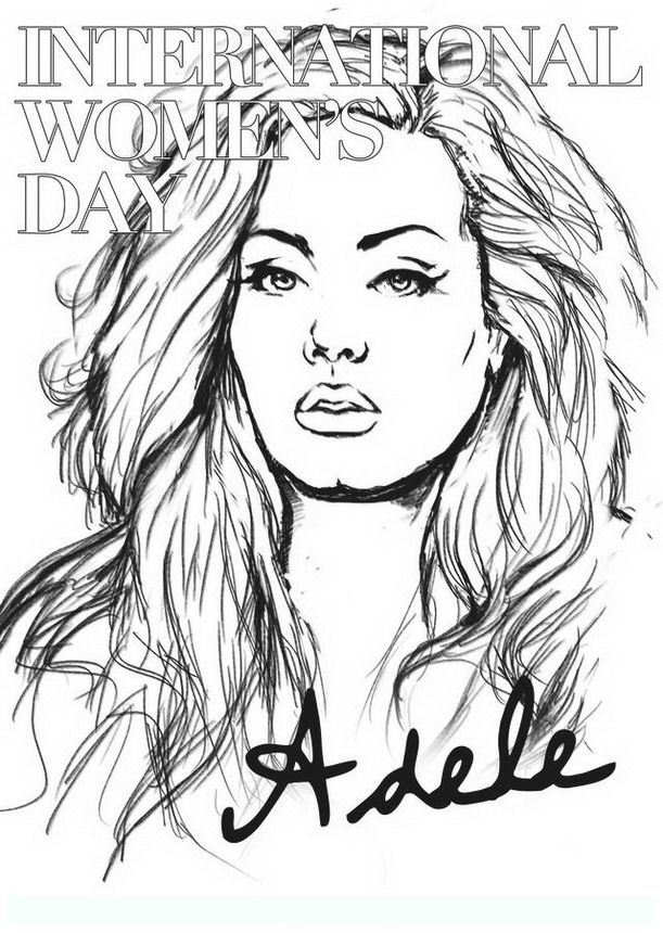 Adele Coloring Pages At Getcolorings | Free Printable Colorings tout Coloriage Adele