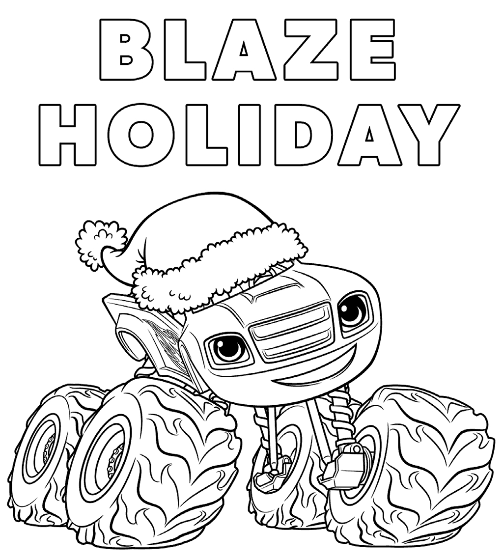 Blaze Coloring Pages To Print At Getcolorings | Free Printable intérieur Coloriage Blaze