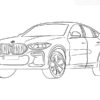 Bmw X6 Coloring Page - Coloring Books #Bmw #Bmwteam #Bmwfamily #Bmwx6 # concernant Coloriage Bmw