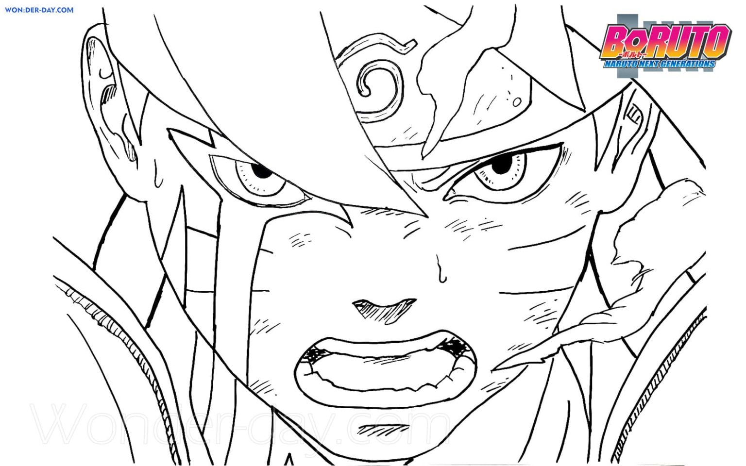 Boruto Coloring Pages - Print And Color | Wonder Day — Coloring Pages avec Coloriage De Boruto