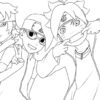 Boruto Coloring Pages - Print And Color | Wonder Day — Coloring Pages dedans Dessin Boruto A Imprimer
