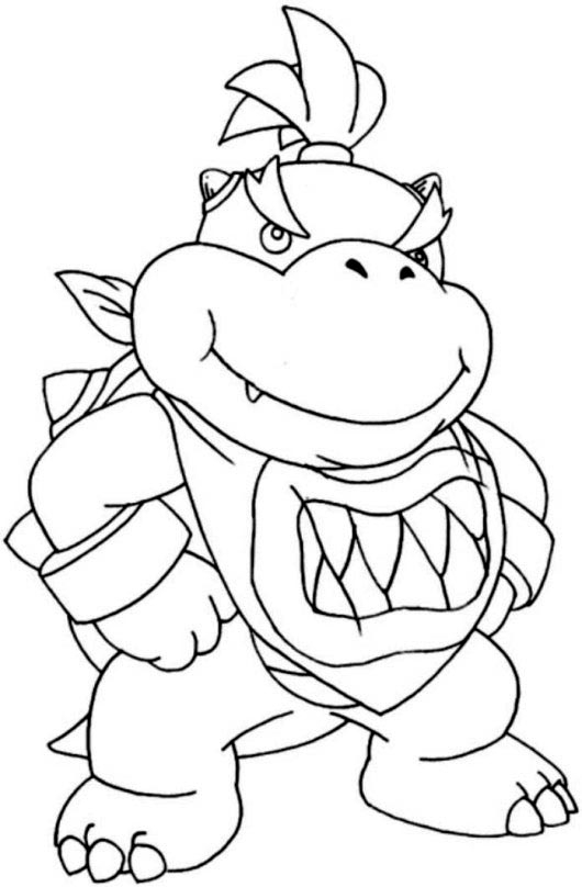 Bowser Drawing At Getdrawings | Free Download dedans Coloriage Mario Bowser