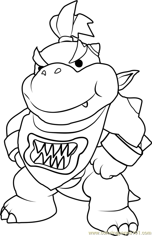 Bowser Jr Coloring Pages At Getcolorings | Free Printable Colorings concernant Coloriage Bowser