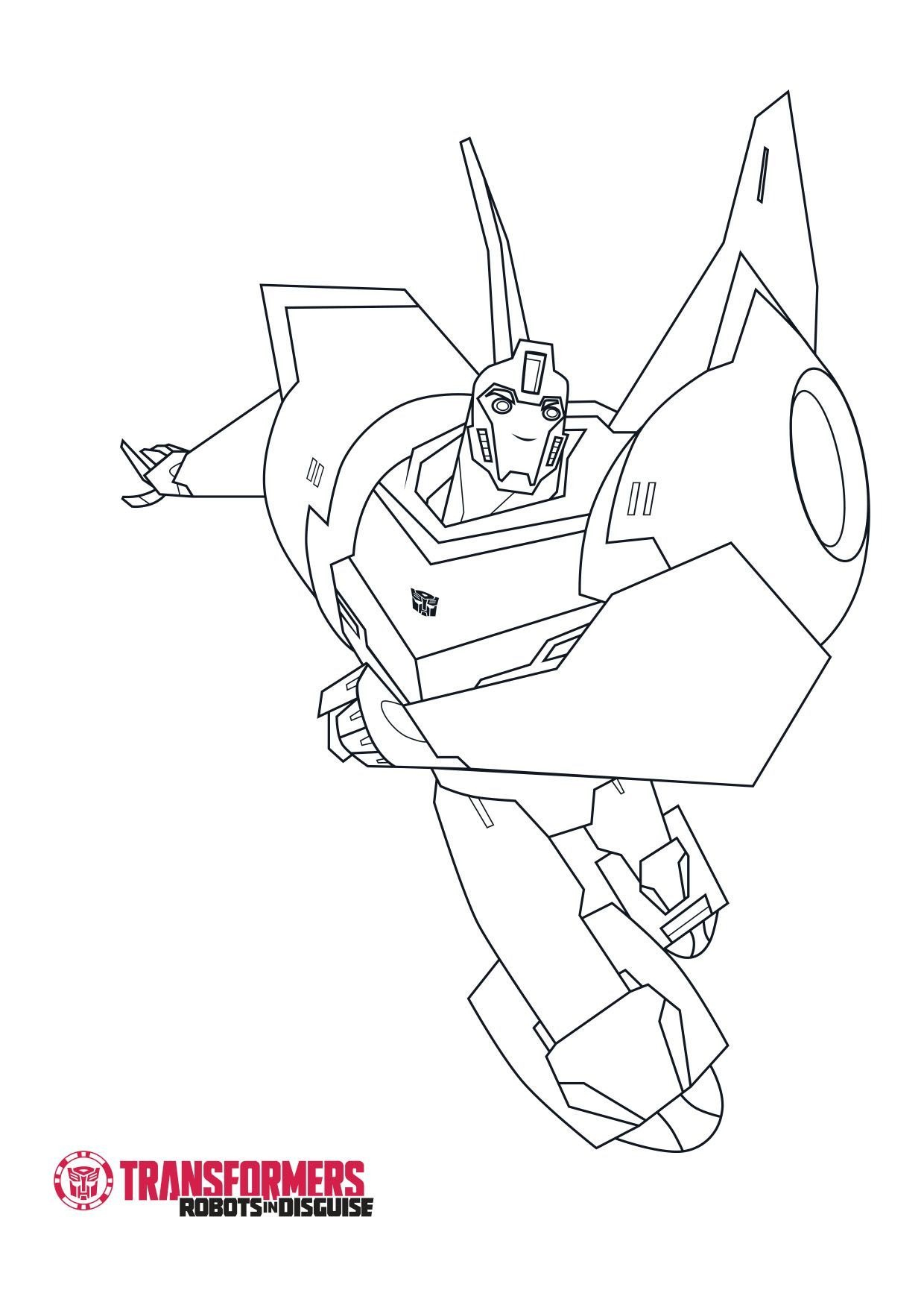 Bumblebee 1 - Coloriages Dessins Animes - Transformers Robots In Disguise avec Coloriage Transformers Bumblebee