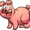 Cochon Dessin Animé | Vecteur Premium concernant Cochon A Imprimer