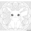 Coloriage Adulte Pokemon Mandala Pikachu Dessin Mandala Pokemon À Imprimer serapportantà Coloriages Magiques Pokemon