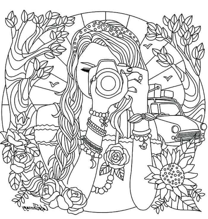 Coloriage Aesthetic ~ Coloring Pages pour Coloriage Aesthetic A Imprimer