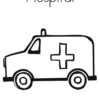 Coloriage Ambulance De L'Hôpital Dessin Gratuit À Imprimer pour Coloriage Ambulancier