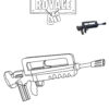 Coloriage Burst Assault Rifle Fortnite - Jecolorie destiné Fortnite A Colorier