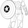 Coloriage Captain America Avengers Age Of Ultron Dessin Gratuit À Imprimer concernant Capitaine America Dessin