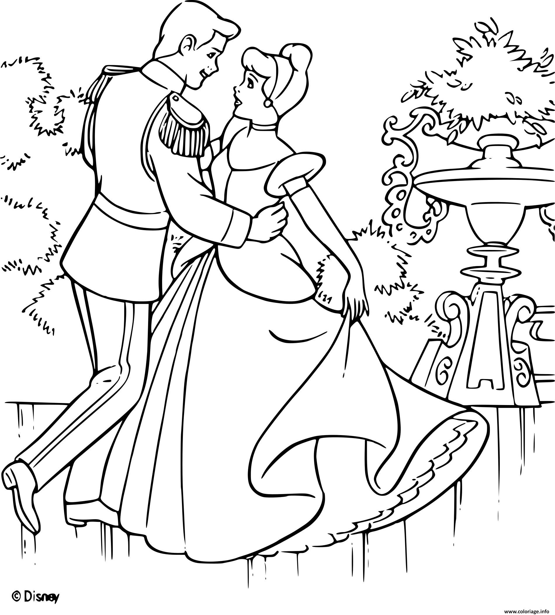 Coloriage Cendrillon 2 Une Vie De Princesse Disney Dessin Disney Walt À pour Imprimer Dessins Disney