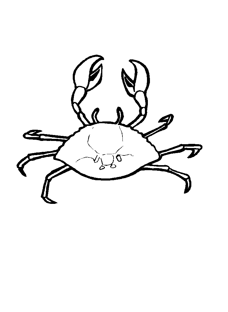 Coloriage Crabe #4628 (Animaux) - Dessin À Colorier - Coloriages À Imprimer dedans Coloriage Crabe