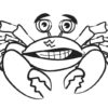 Coloriage Crabe - Coloriages Gratuits À Imprimer - Dessin 30655 serapportantà Coloriage Crabe